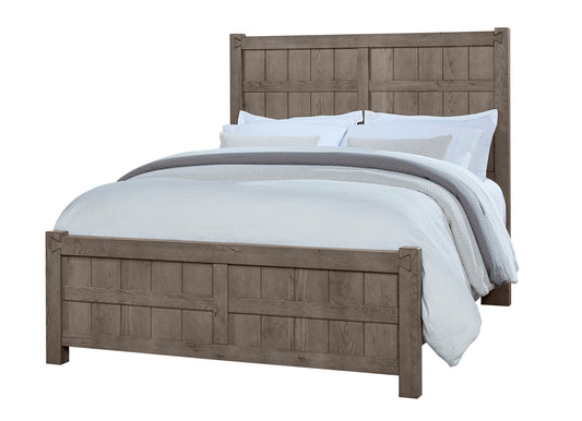 Dovetail - Queen Board & Batten Footboard - Mystic Gray