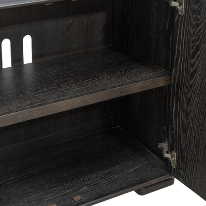 Barlowe - 4 Door Accent Cabinet - Cappuccino