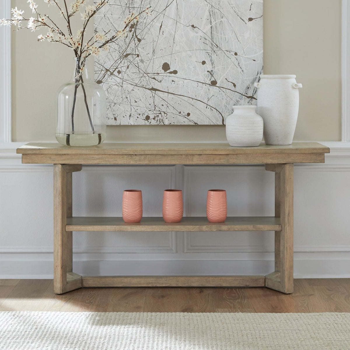 Proximity Place - Sofa Table - Barley Buff