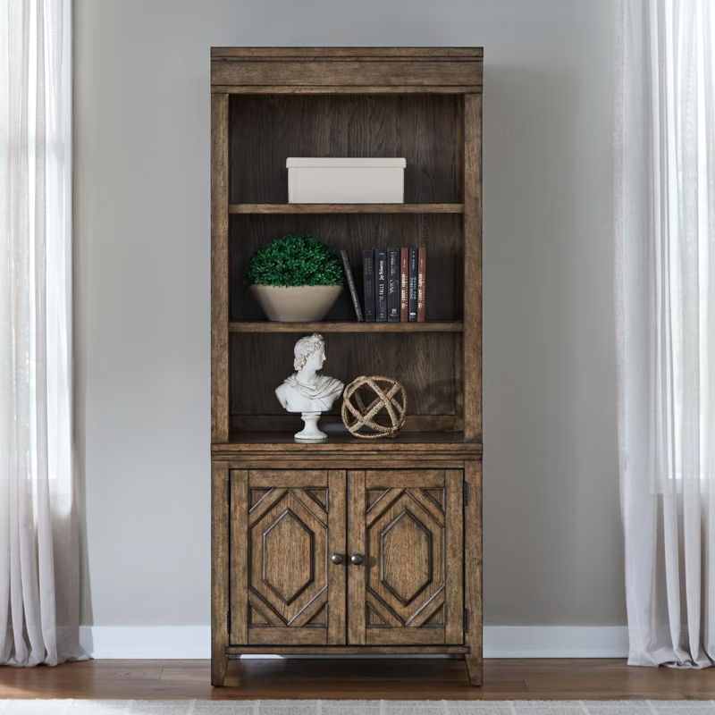Carolina Park - Bunching Bookcase - Amber Brown