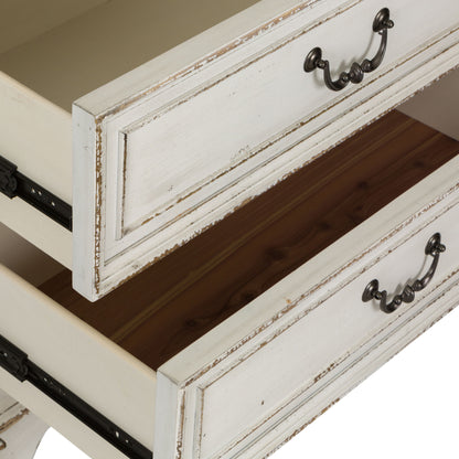 Abbey Park - 5 Drawer Chest - Antique White
