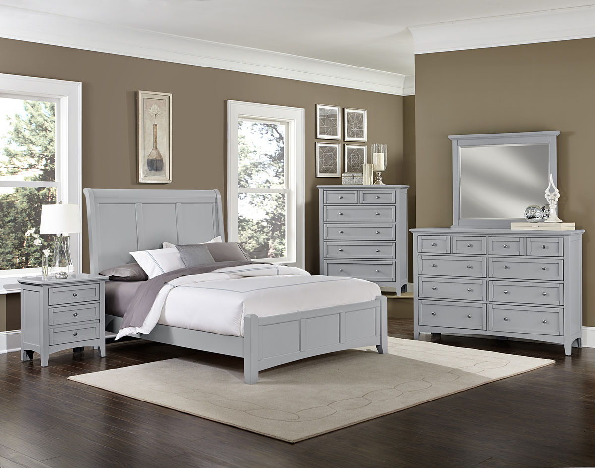 Bonanza - King Mansion Headboard - Gray