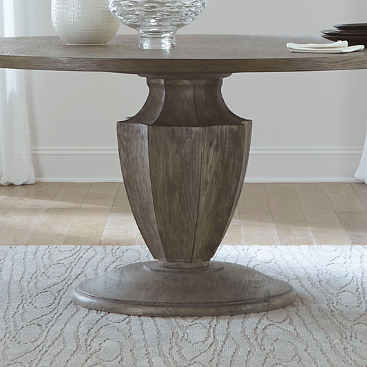 Westfield - Round Pedestal Table Base - Havana Brown