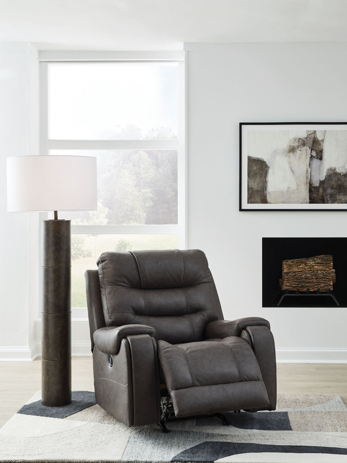 Femley - Rocker Recliner - Smoke