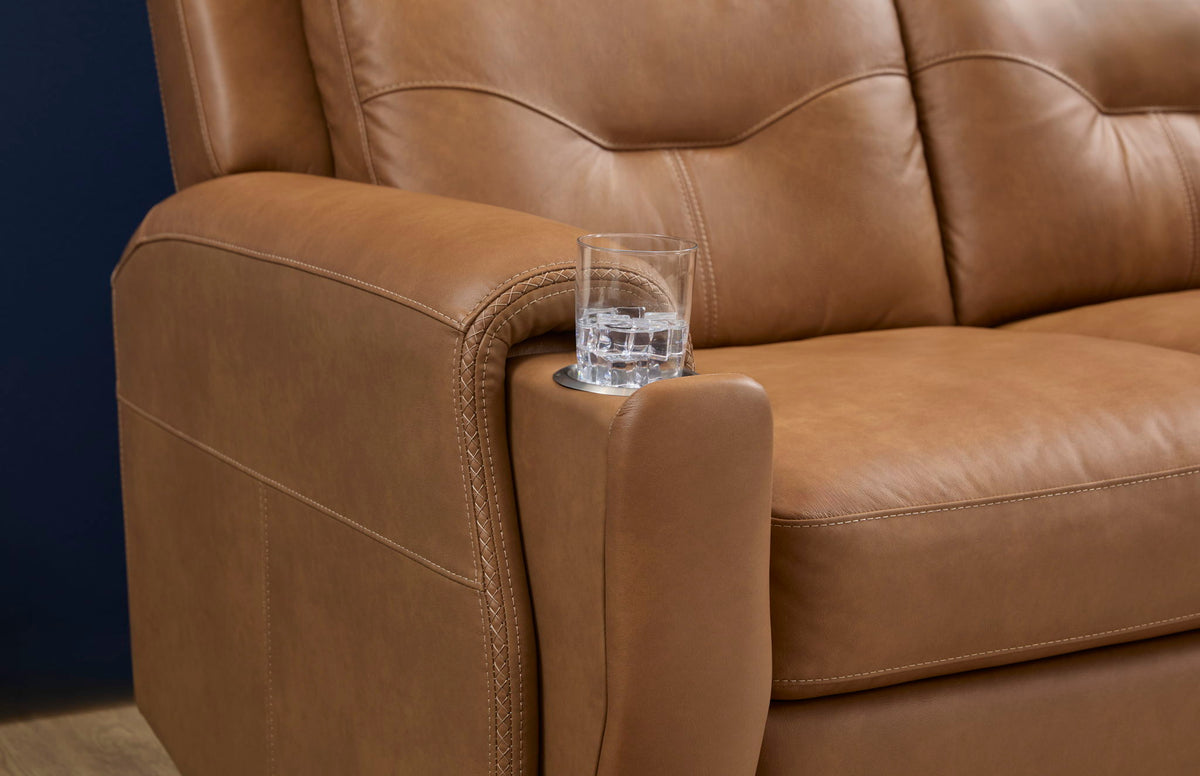 Felix - Power Reclining Sofa With Power Headrest, Lumbar, Heat & Massage
