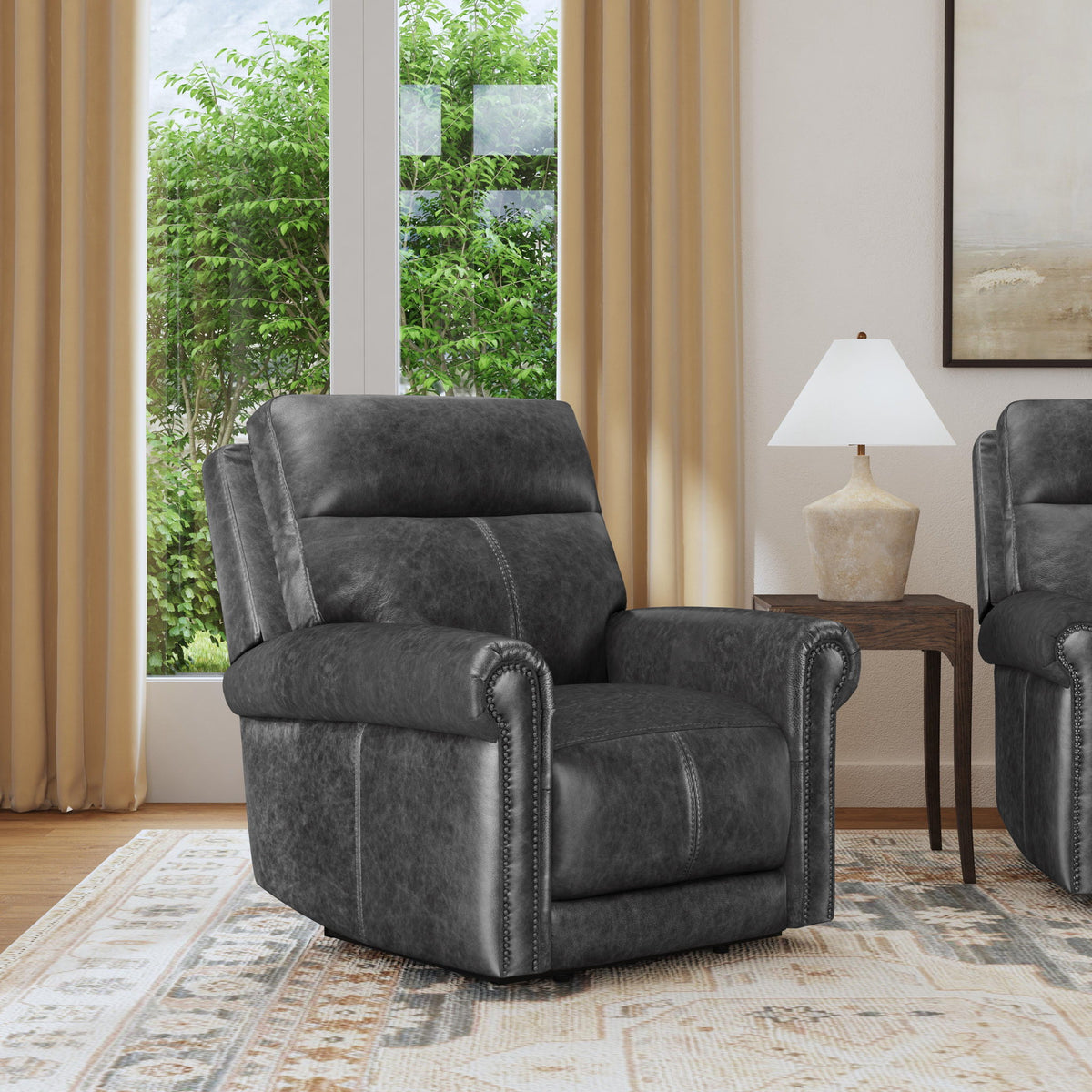 Alexander - Power Recliner With Power Headrest & Lumbar