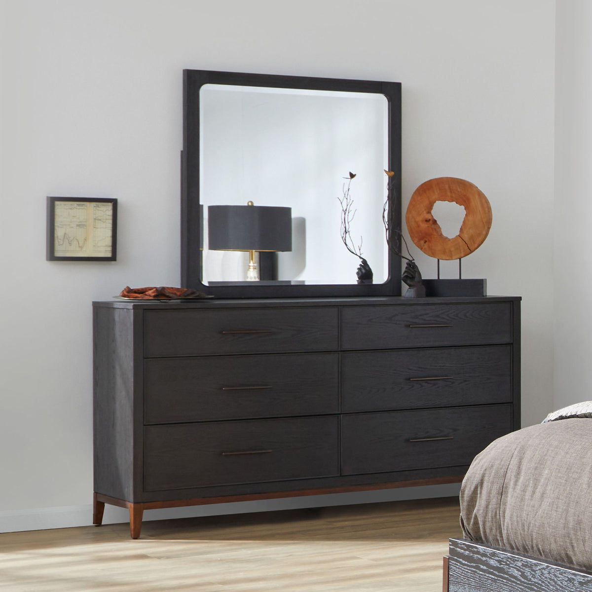 Waterfall - Drawer Chest - Black