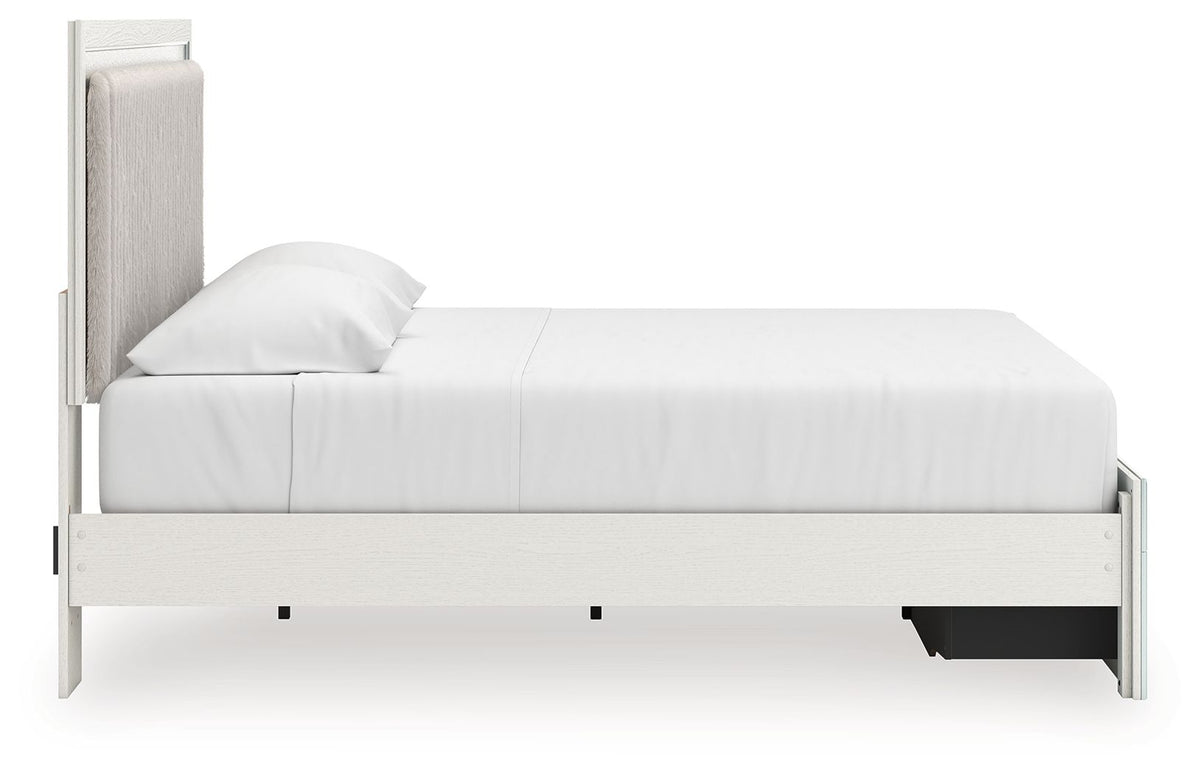 Zuraleus - Upholstered Panel Platform Storage Bed