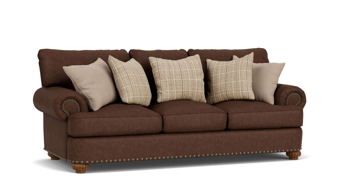 Patterson - Fabric Sofa, Nailhead Trim