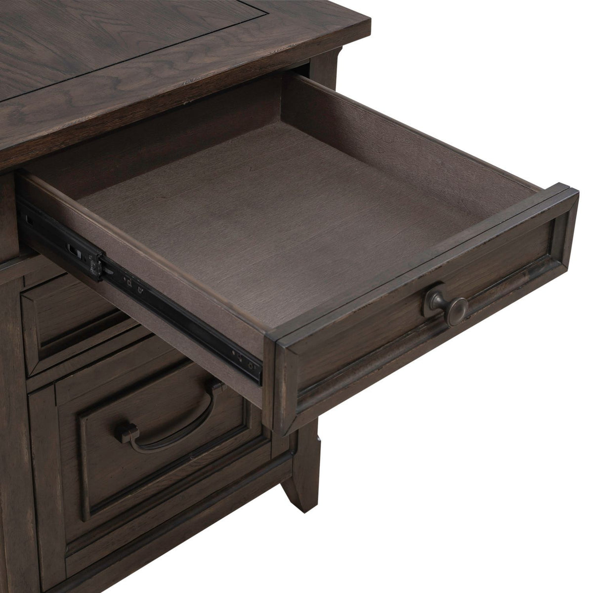 Paradise Valley - Executive Desk - Saddle Brown