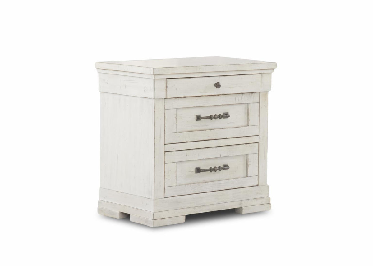 Coming Home - Nightstand 3 Drawer - Chalk