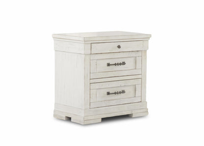 Coming Home - Nightstand 3 Drawer - Chalk