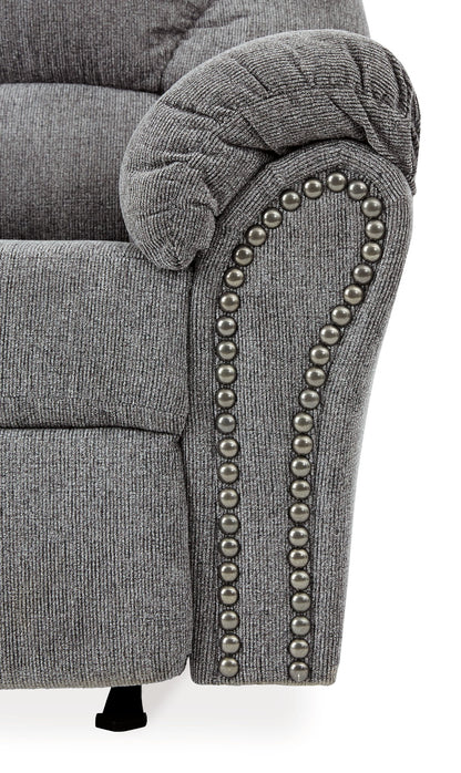 Allmaxx - Rocker Recliner - Pewter