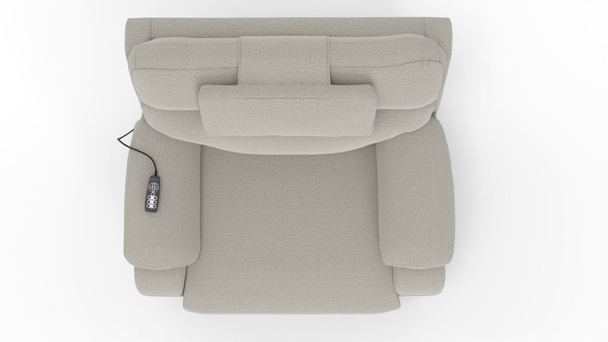 Dreamtime - 48" Power Headrest Power Lay Flat Recliner With CR3 Heat/Massage/Zero Gravity