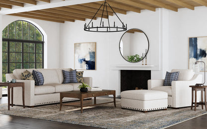 Milo - Fabric Chair With Nailhead Trim