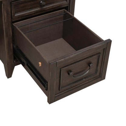 Paradise Valley - Executive Desk - Saddle Brown