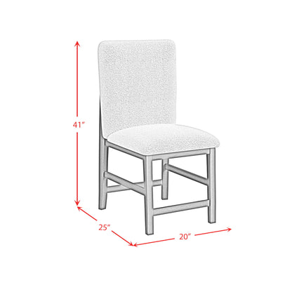 Portland - Square Back Counter Stool (Set of 2) - Black / Gray