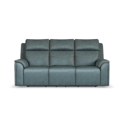 Vernon - Power Reclining Sofa With Console, Power Headrest, Lumbar, Heat & Massage