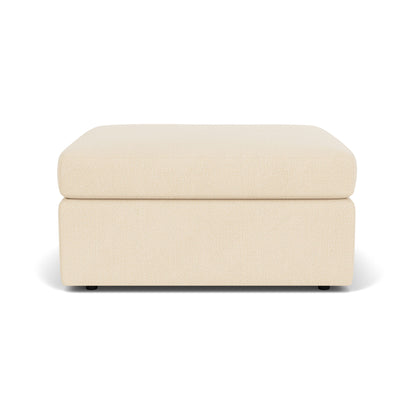 Sky - Fabric Stationary Square Cocktail Ottoman