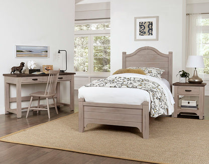 Bungalow - Arched Headboard - Dover Gray Two Tone