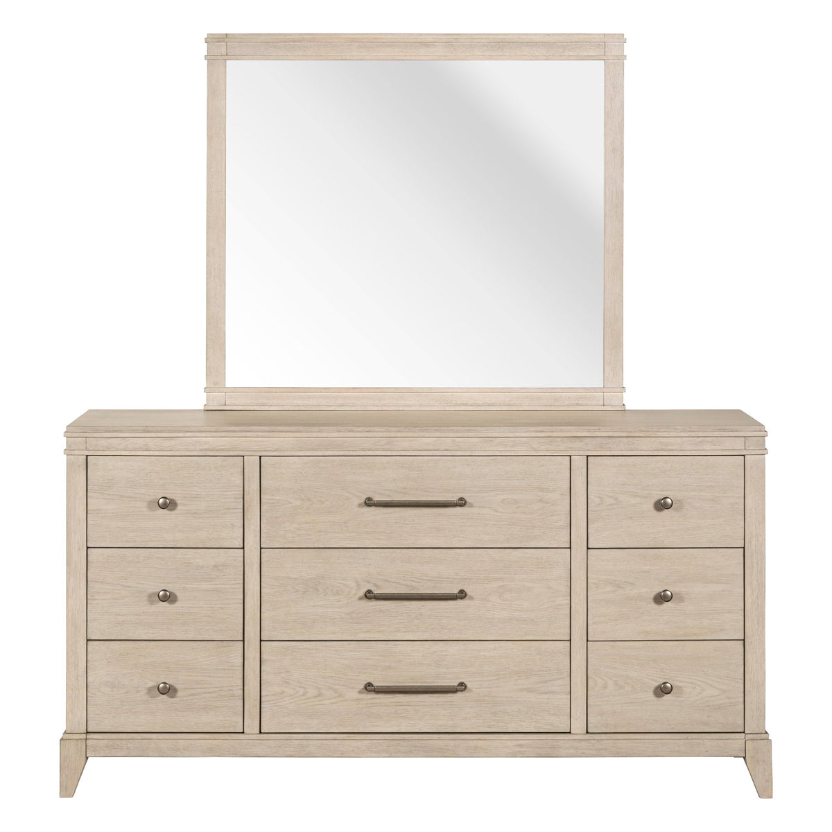 New Haven - Dresser & Mirror - Sanctuary White