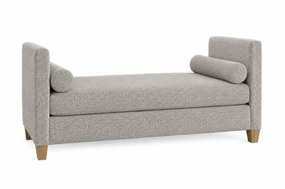 Tide & Timber - Antelope Upholstered Daybed - Gray / Luxe Blue Oak