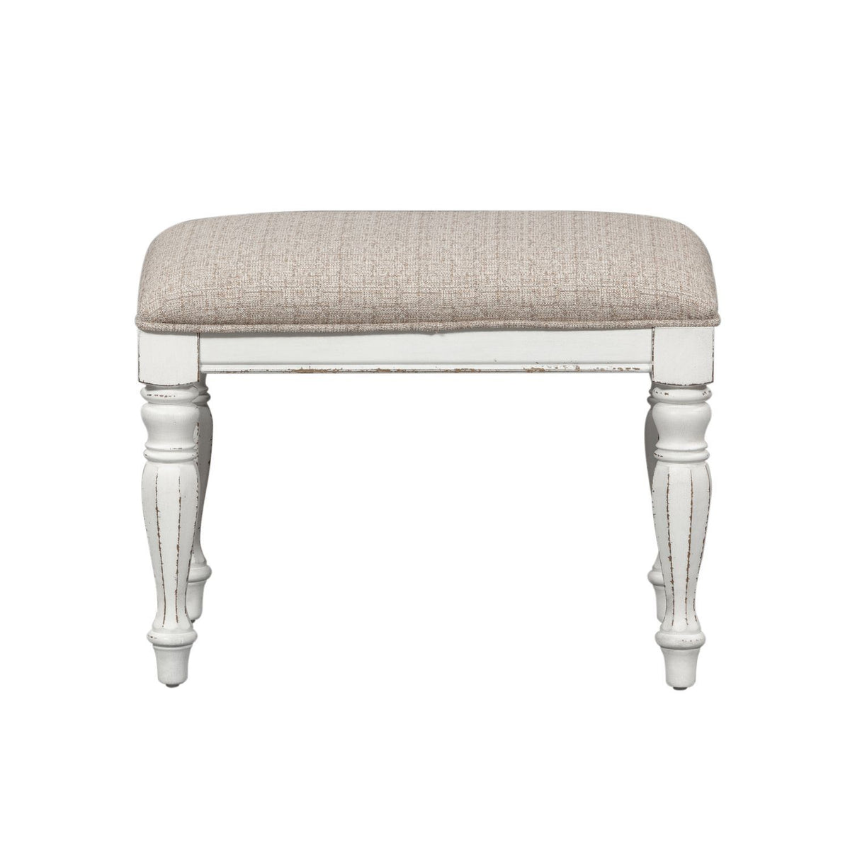 Magnolia Manor - Accent Bench - Antique White