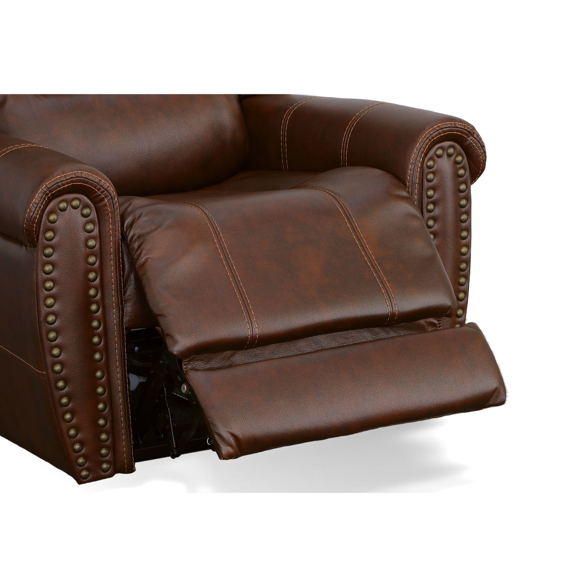 Oscar - Power Recliner With Power Headrest - Pumpernickel