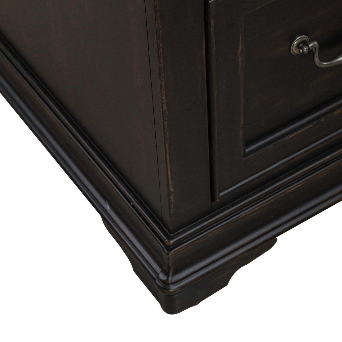 Meritage - Credenza & Hutch - Aged Charcoal