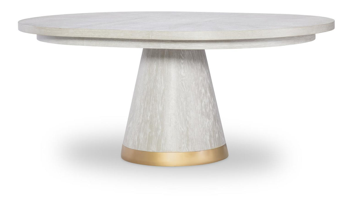 Miramar - Complete Round Dining Table - Oyster