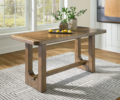 Cabalynn - Rectangular Dining Room Counter Table - Light Brown