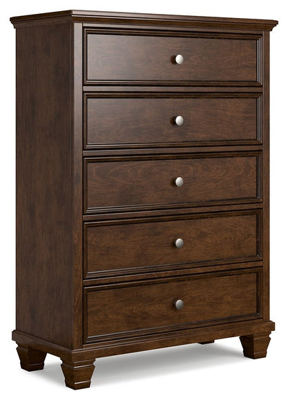Danabrin - Five Drawer Chest - Brown