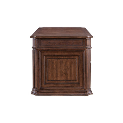 Provence Park - Jr Executive Desk Base - Chateau Brown