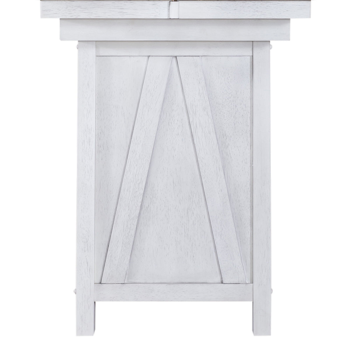 Lindsey Farm - Kitchen Island Base - Weathered White & Sandstone