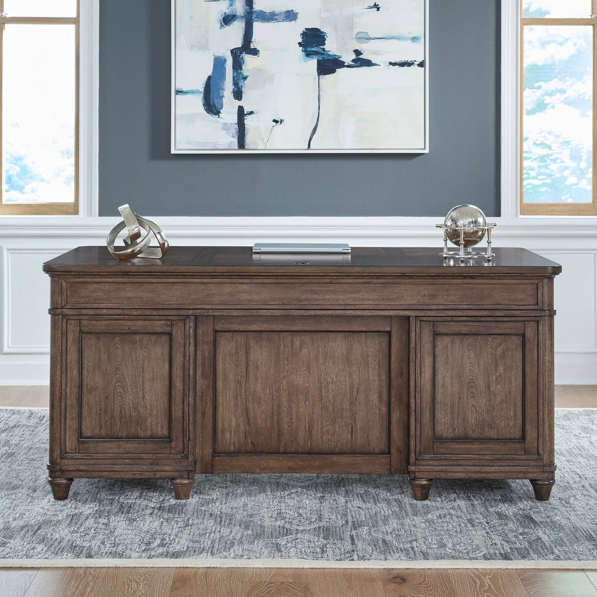 Harrison Heights - Jr Executive Desk Top - Sienna