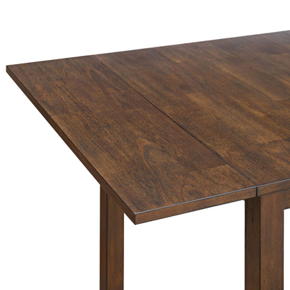Alex - 3 Piece Dining Set With Drop Leaf Table - Espresso
