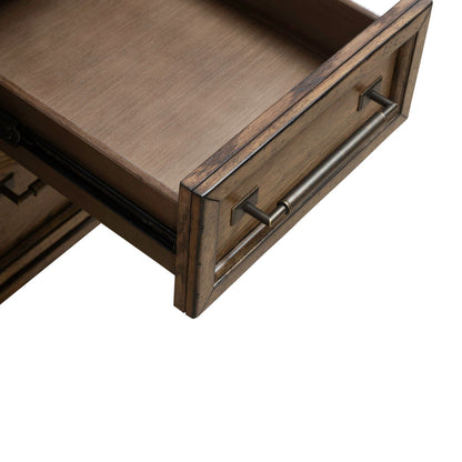 Carolina Park - Jr Executive Desk - Amber Brown