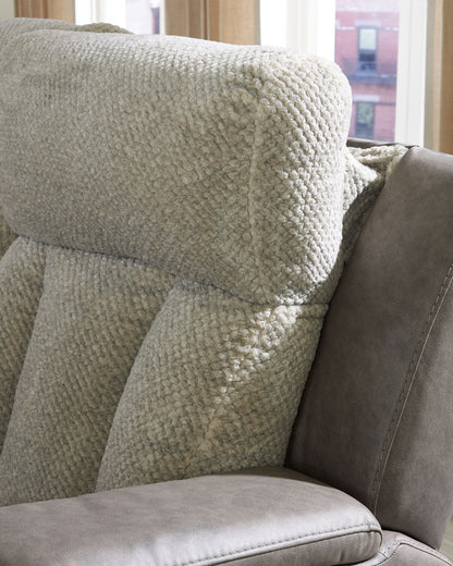 WhipLash - Power Recliner With Adj Headrest - Sisal