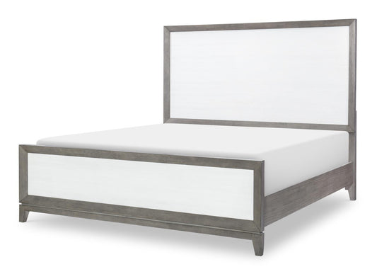 Terra Luna - Panel Headboard - Queen - White Cloud & Nightfall