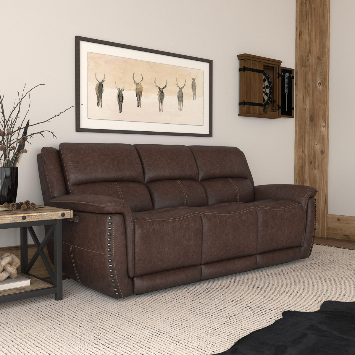 Beau - Power Reclining Sofa With Power Headrests