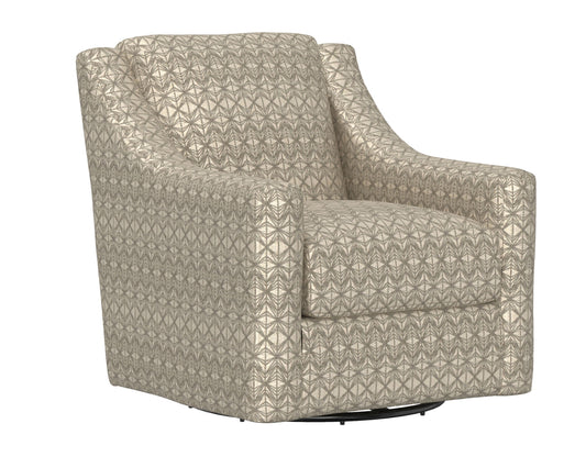 Hyde Park - Fabric Swivel Chair - Beige