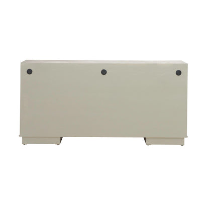 Terrace - 4 Door Accent Cabinet - Gravel