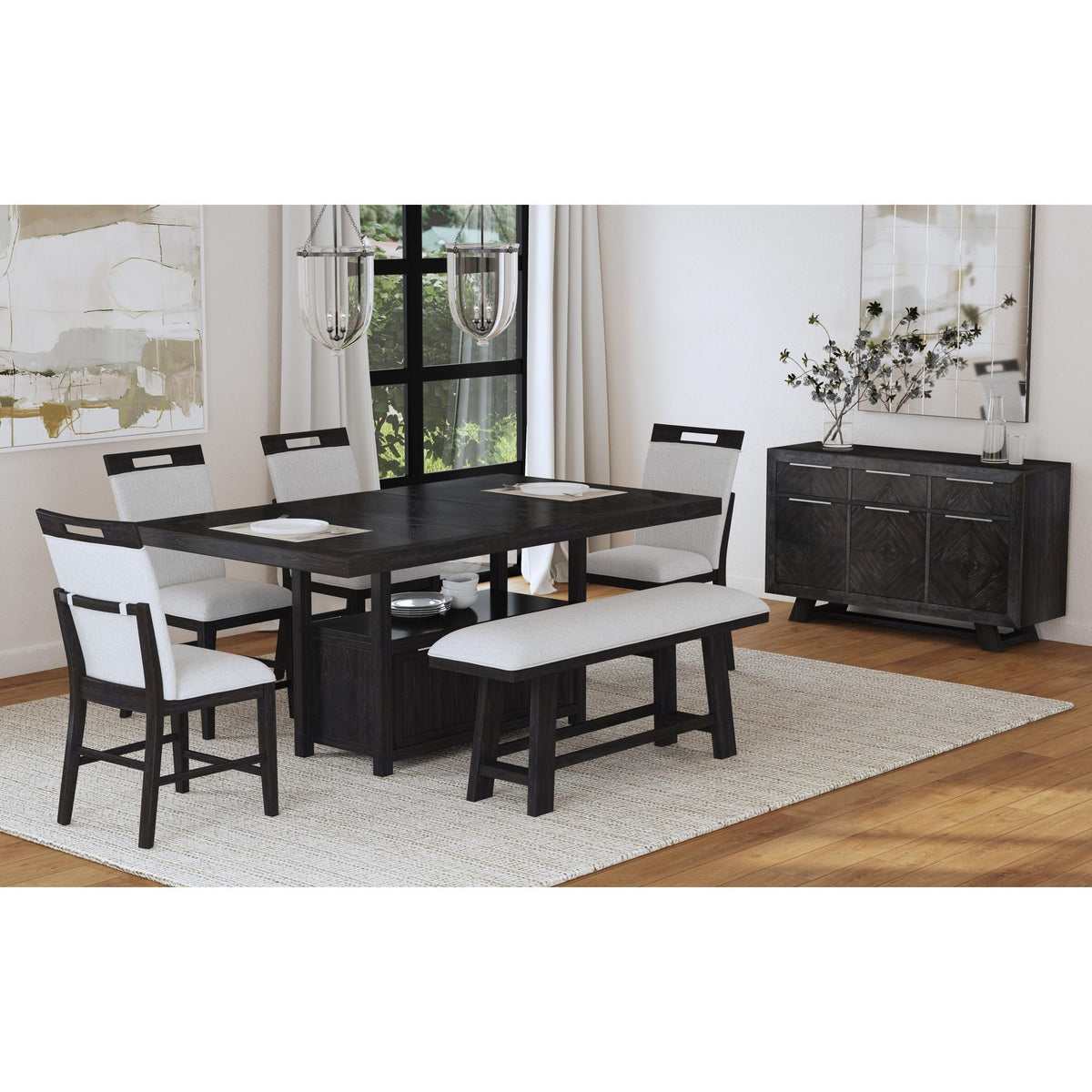 Transcend - Counter Bench - Charcoal