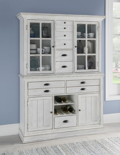 Cottage Park - Credenza Hutch - White