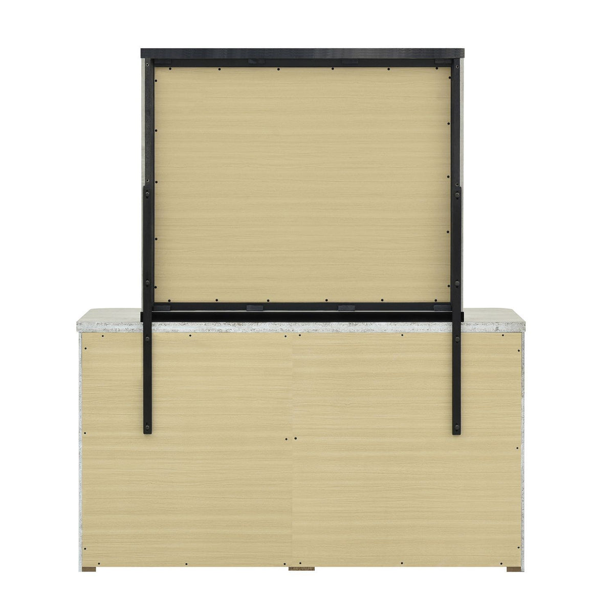 Modern Play - Dresser & Mirror - Natural White