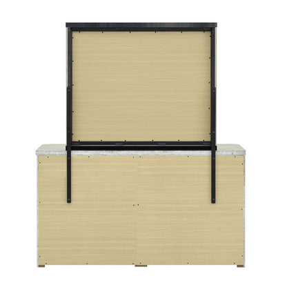 Modern Play - Dresser & Mirror - Natural White