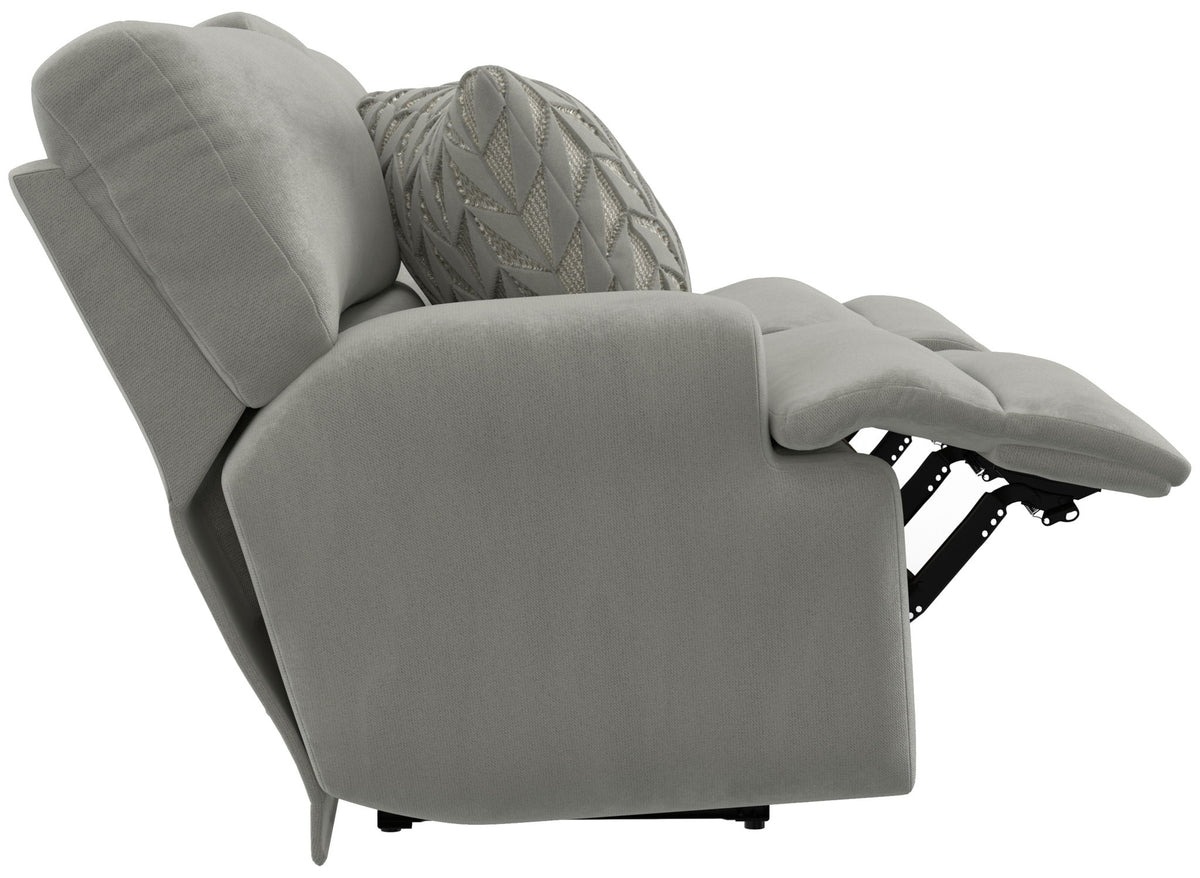 Renaldo - Power Console Loveseat With Zero Gravity Recline - Stone