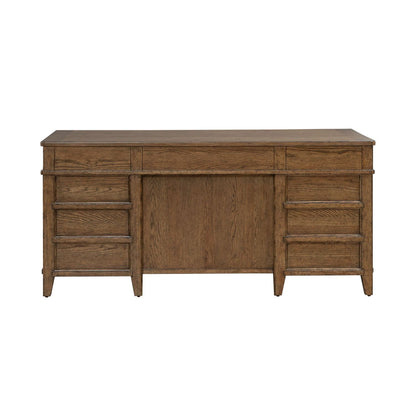 Carolina Park - Jr Executive Desk - Amber Brown