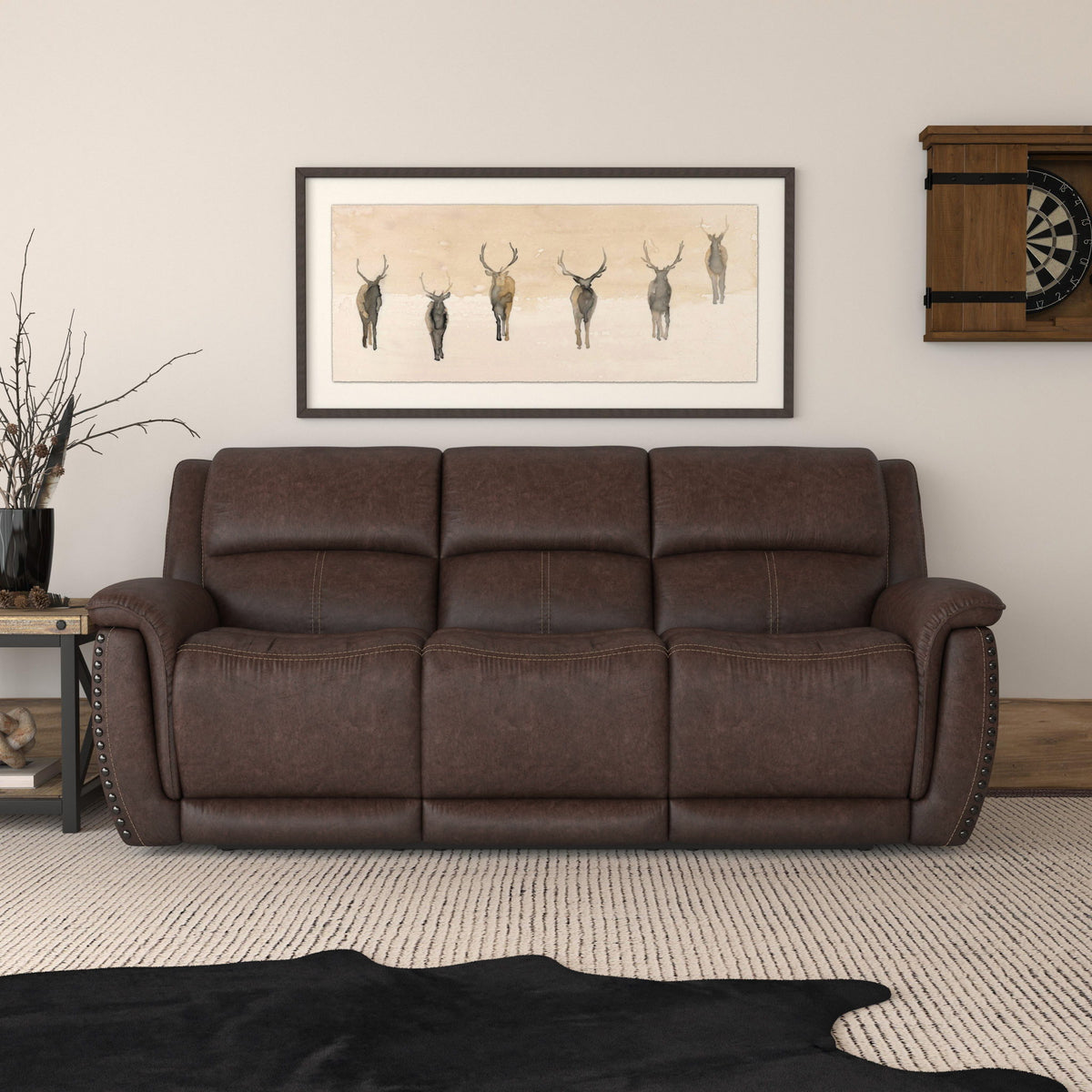Beau - Power Reclining Sofa With Power Headrests
