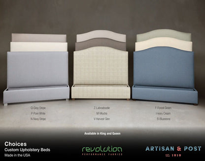Choices - Amelia King Upholstered Headboard - Mocha
